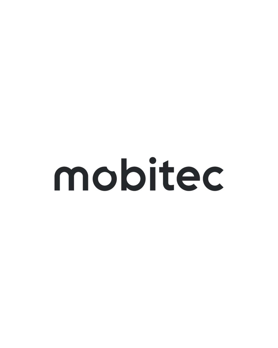 Logo von Mobitec in schwarzer Schrift auf weißem Hintergrund.